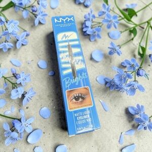 NYX Vivid Brights Matte Liquid Eyeliner in Cobalt Blue/NIB
